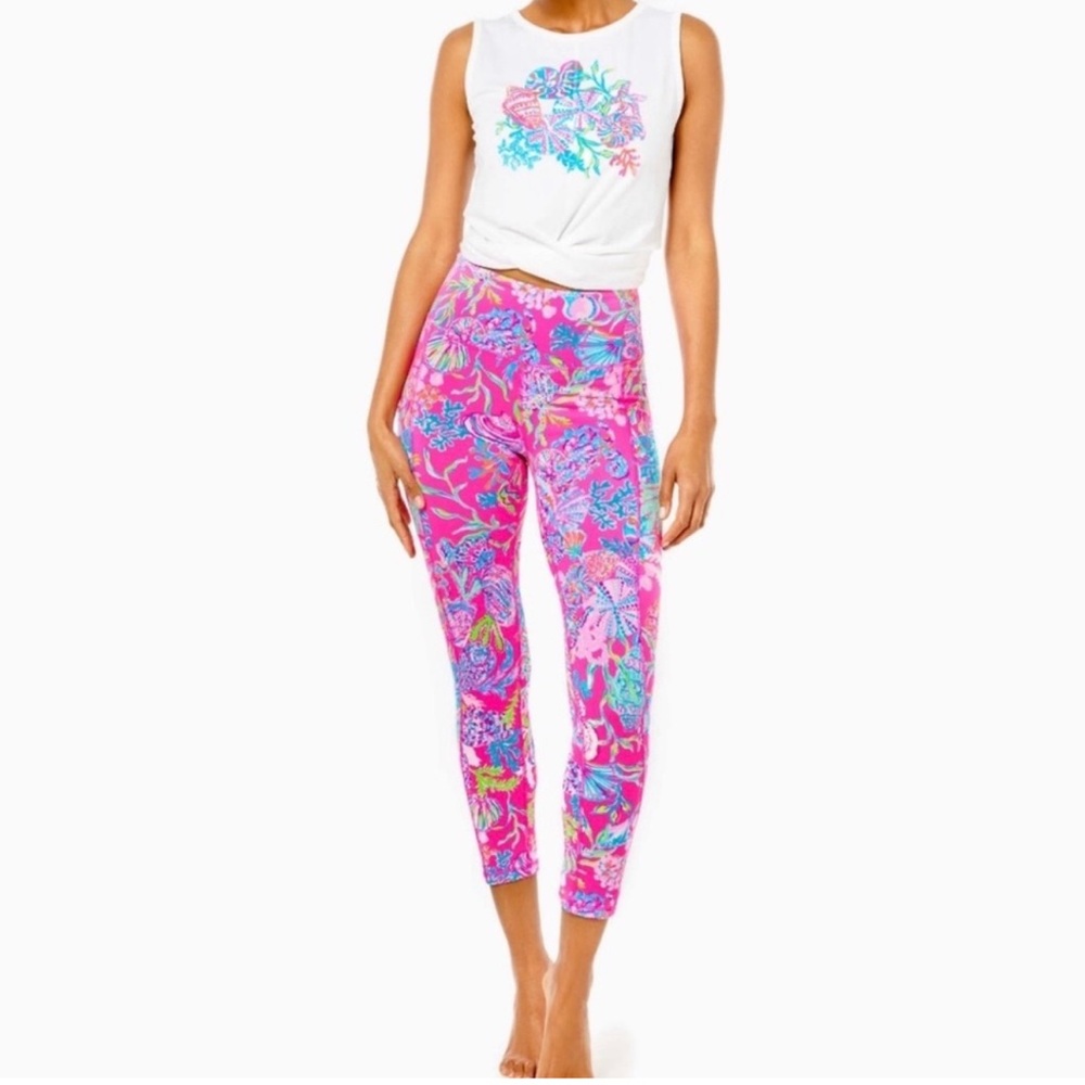Lilly Pulitzer Weekender High Rise Midi Legging M